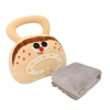 Cartoon cute throw pillow blanket two-in-one, Kangle House animal flannel car air conditioner midday rest blanket, order only Item Picture